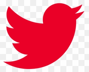 Download Hd Linkedin - Red Twitter Logo Transparent Png