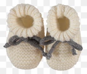 Knitted Baby Booties - New Born Baby Shoes Png,Baby Shoes Png