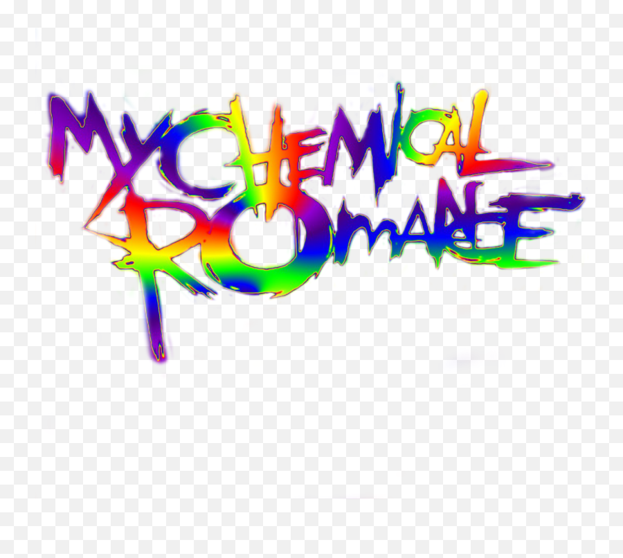 Mcr Mychemicalromance Rainbowcore Sticker By Saturn - Dot Png,Mcr Logo Transparent