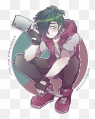 Hotline Miami Biker By Sudaesaeng - Fictional Character Png,Hotline Miami Png