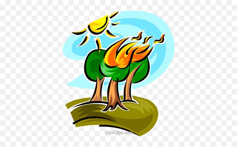 Forest Fire Royalty Free Vector Clip Png