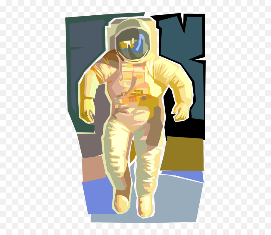 Walk Vector Astronaut - Illustration Transparent Cartoon Atmospheric Diving Suit Png,Astronaut Icon Vector