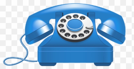 Blue Telephone Icon Symbol Png Transparent Background