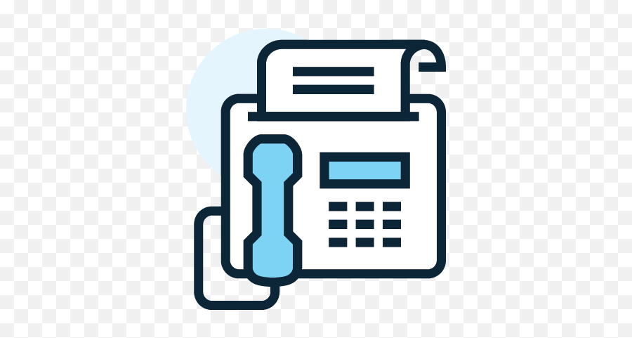 Contact Us - Telephone Png,Icon For Fax