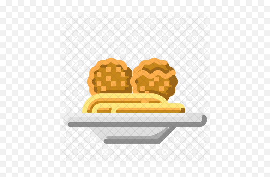 Meatball Icon Of Flat Style - Chametz Png,Meatball Png