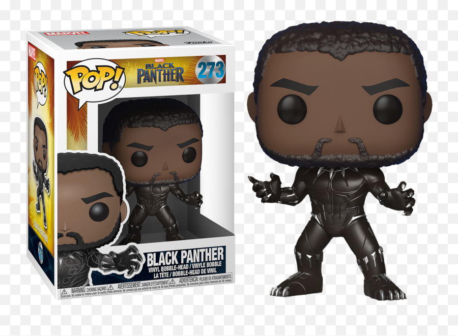 Black Panther - Black Panther Pop Vinyl Figure Black Panther Pop Vinyl Png,Black Panther Transparent
