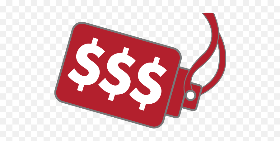 Three Money Symbols - Money Price Tag Transparent Png,Red Tag Icon