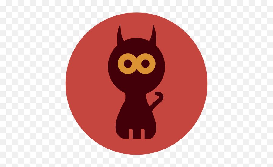 Spooky Cat Circle Icon Transparent Png U0026 Svg Vector - Transparent Spooky Icons,Spooky Icon