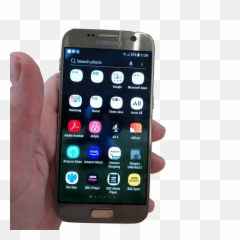 Samsung Galaxy Phone In Hand No - Iphone png