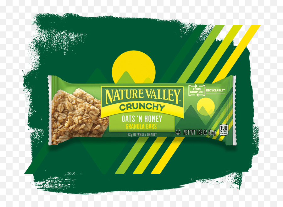 Recycle Our Crunchy Bar Wrappers Nature Valley - Nature Valley Recyclable Wrapper Png,Nature Icon Set