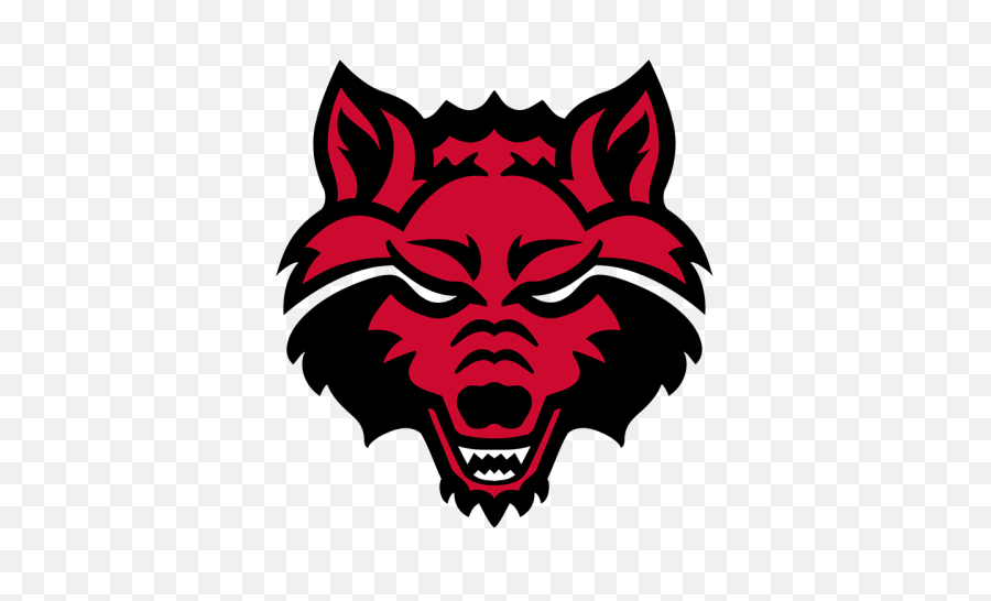 Wolves Download Football Png Files - Arkansas State Red Wolves,Wolf Face Png