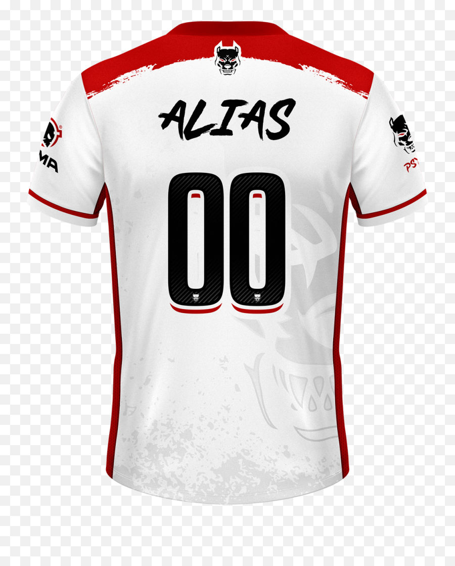 Esports Psycho Elite Jersey - White U2013 Arma Short Sleeve Png,Psycho Icon