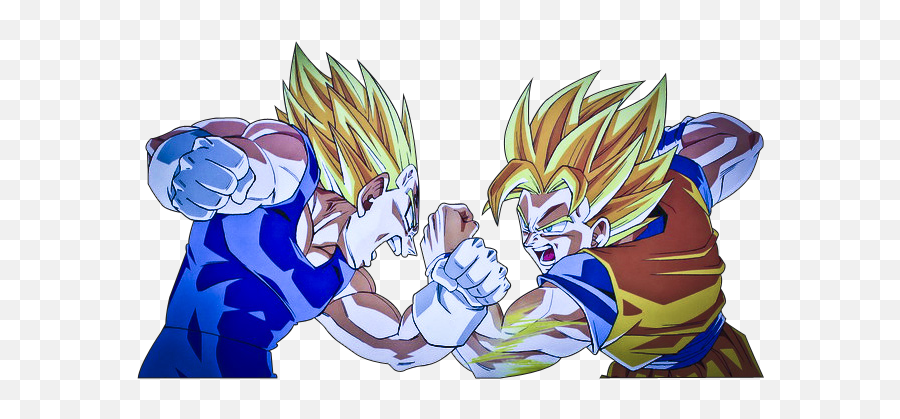 Download Hd Goku Vs Vegeta Png Svg Transparent Stock - Dragon Ball Z,Dbz Transparent