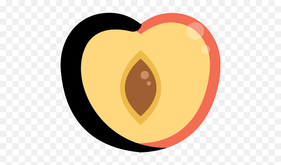 Peach Png Icon 18 - Png Repo Free Png Icons Heart,Peaches Png
