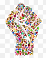 Big Image - Colorful Fist Full Size Png Download Seekpng Colorful Fists,Fist Png