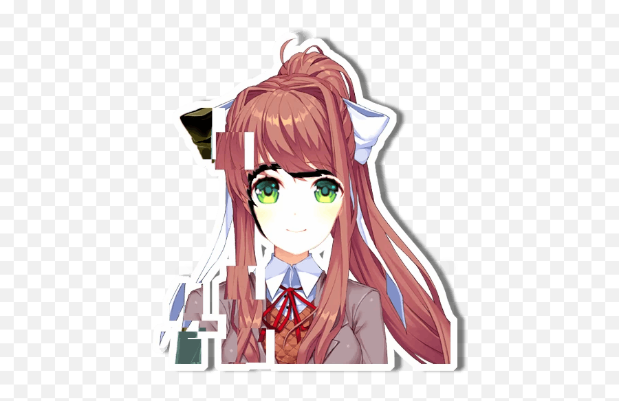 Ddlc Monika Telegram - Monika Doki Doki Gif Png,Ddlc Monika Icon