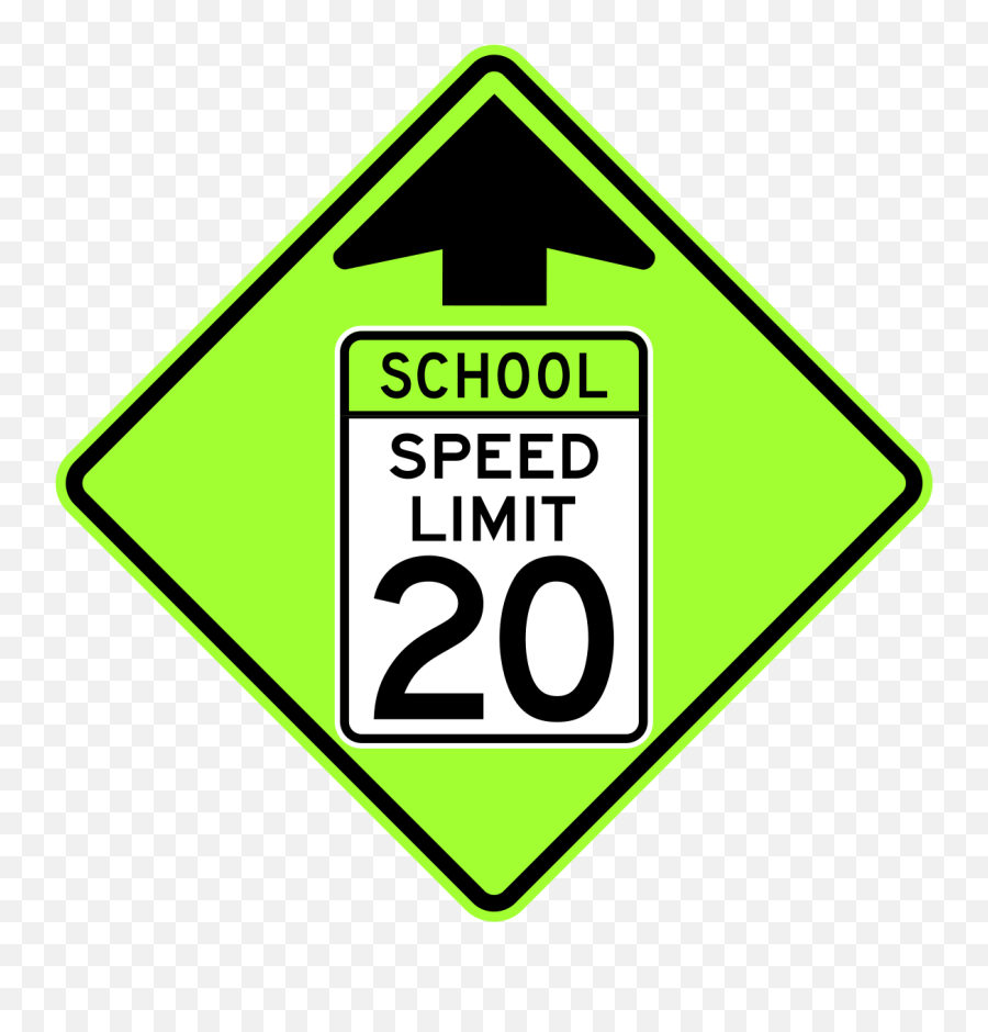 Traffic Signs - School Speed Limit Ahead 12 X 8 Aluminum Sign Street Weather Approved Sign 004 Thickness 10 Pack Png,Speed Limit Icon