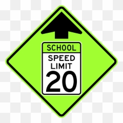 Traffic Signs - School speed limit ahead 12 x 8 Aluminum Street Weather Approved 004 Thickness 10 Pack png
