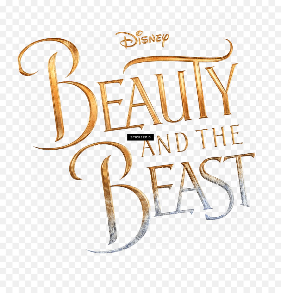 Beauty And The Beast New Logo - Beauty And The Beast Disney Transparent Beauty And The Beast Logo Png,Disney Logo
