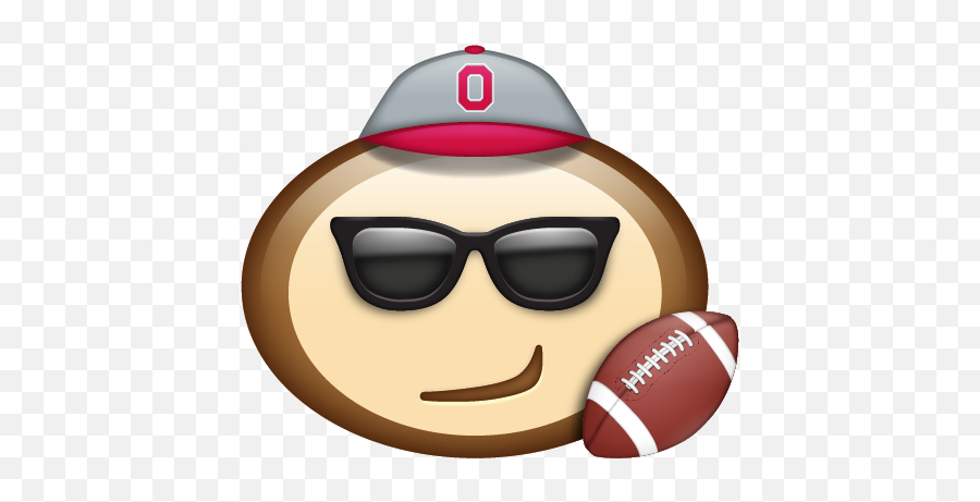 Brutmojis U2013 Ohio State Buckeyes Png Smirk Emoji