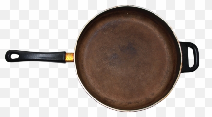Pan Clipart Fry Food - Frying Pan Png Top View,Skillet Png