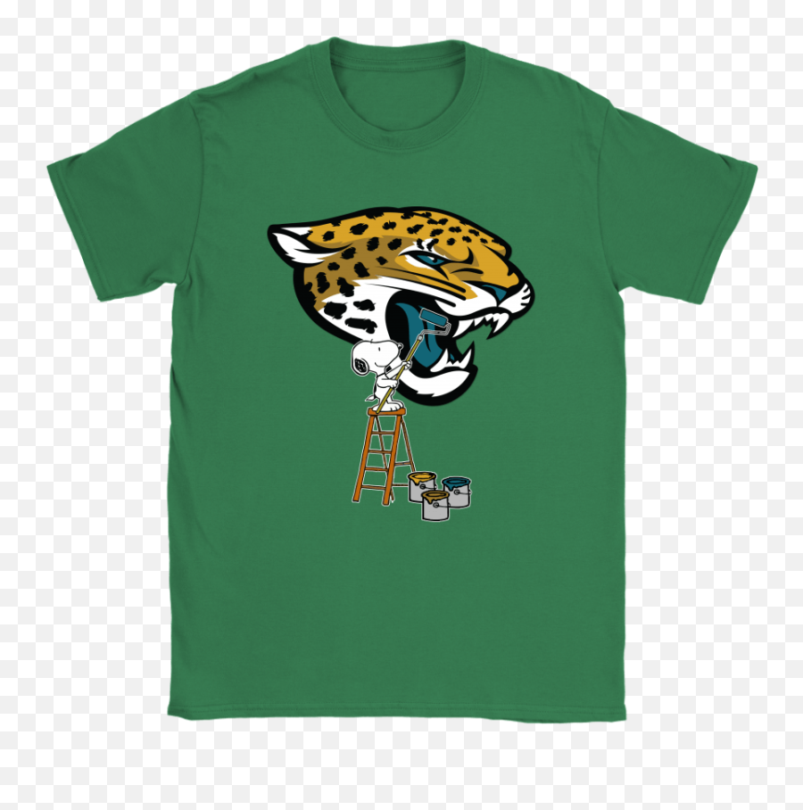 Snoopy Paints The Jacksonville Jaguars - The Child Png,Jaguars Logo Png