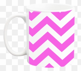 Download Pink Chevron Pattern Background Custom Coffee Mug - Zig Zag Transparent png