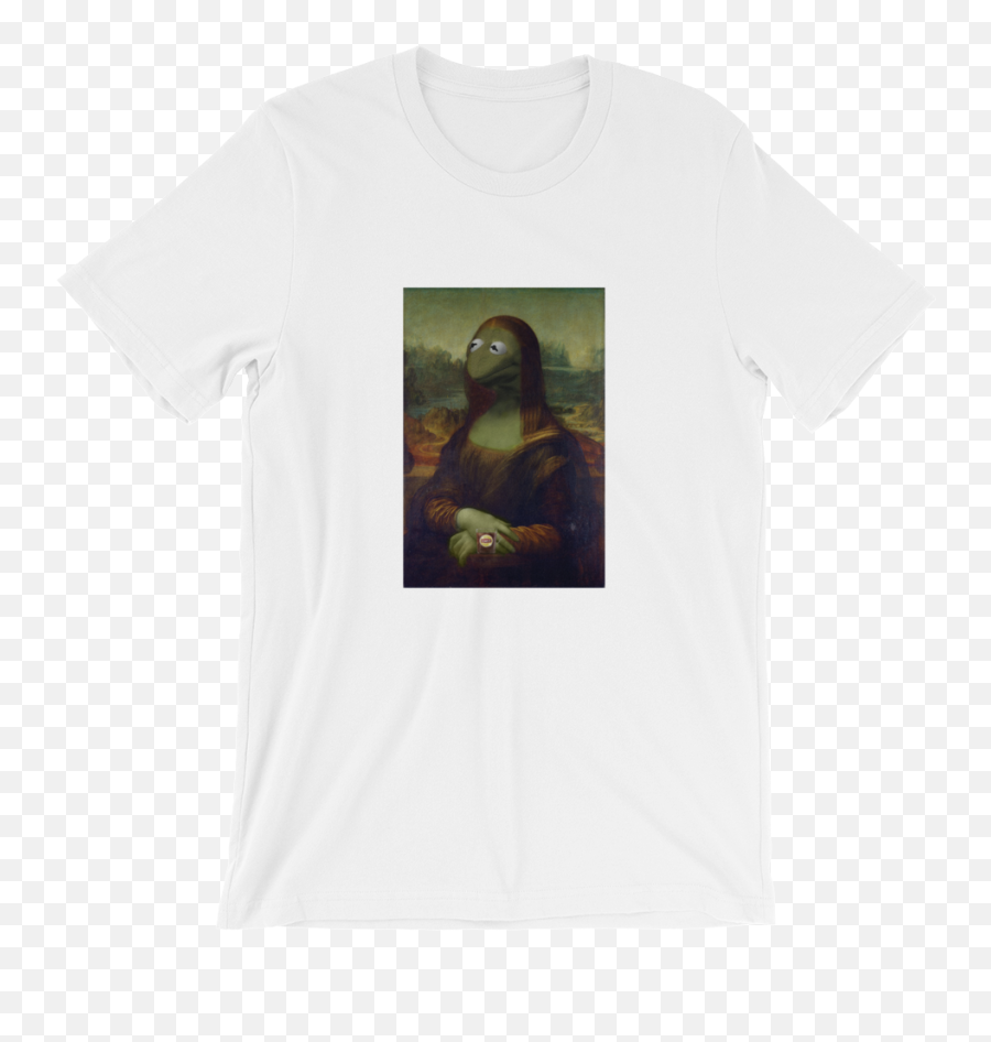 Mona Kermit Unisex T - Shirt Mona Lisa Or La Gioconda Png,Kermit Transparent
