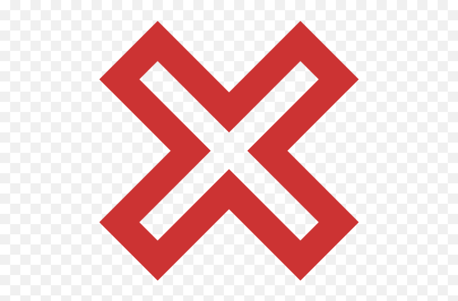 Persian Red X Mark 2 Icon - Purple X Symbol Png,Red X Mark Png