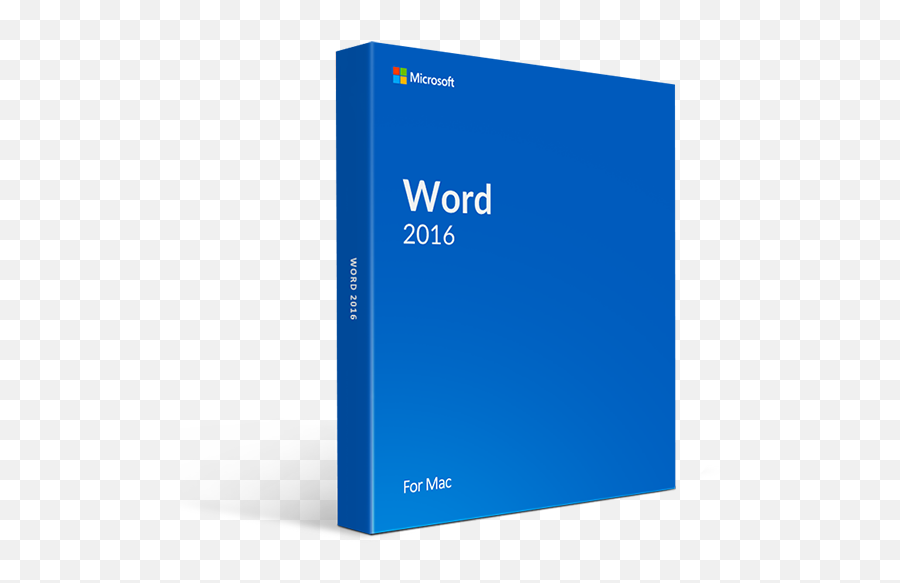 Microsoft Word 2016 For Mac - Office Application Software Png,Microsoft Word Logo