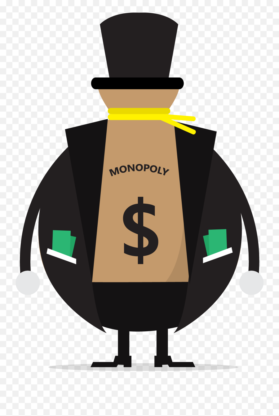 Monopoly Market Clipart - Clipart Monopoly Economics Png,Economics Png