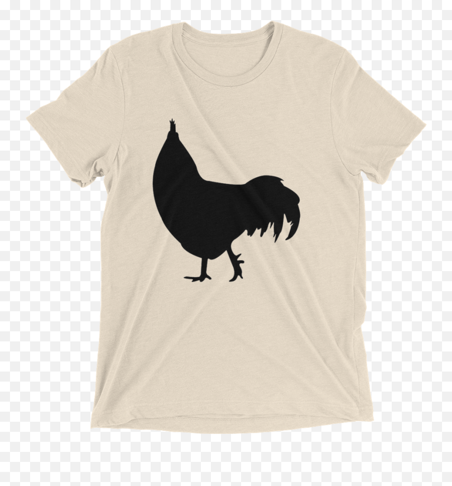 Black Chicken Silhouette For Tshirts - Rooster Png,Tshirts Png
