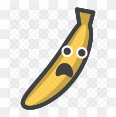 Sad Banana Emoji Icon - Illustration png