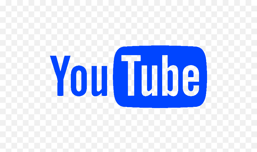 Blue Youtube Logo Png - Youtube Sticker Transparent Blue Youtube,Youtube Logo.png