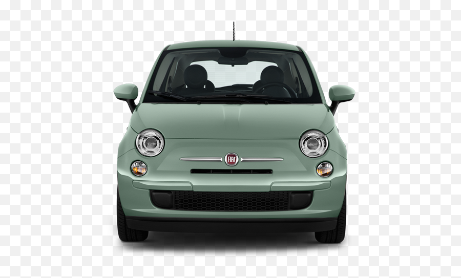 Green Fiat Front View Png Image Images Download - Fiat 500 Front Vector,Green Car Png