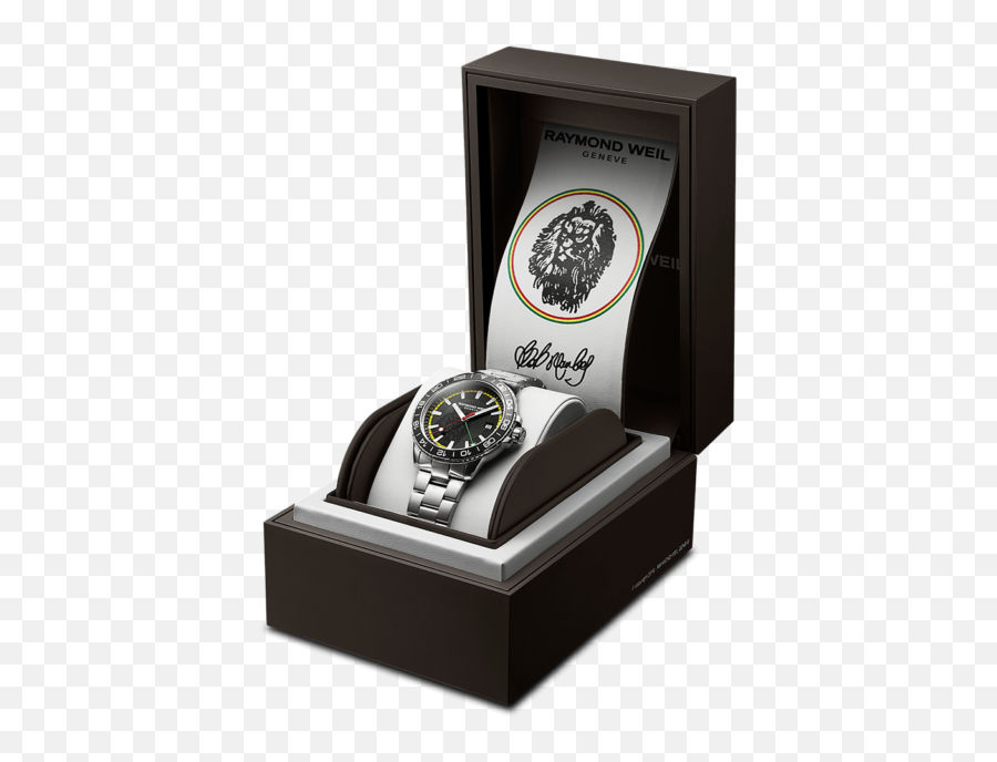 Raymond Weil Limited Edition Bob Marley Tango 300 Gmt 8280 - St1bmy18 Bob Marley Png,Bob Marley Png