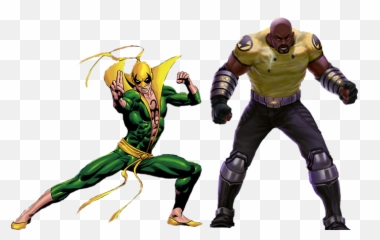 Bytes And Banter 14 Hawk Dove Vs Iron Fist Luke Cage - Scorpion Marvel Iron Fist Png,Iron Fist Png