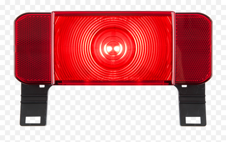 Optronics Rvstlb0061 Led Red Black Rect Tail Light Camper Trailer License Plate - Lamp Png,Red Light Effect Png