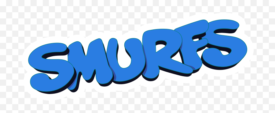 Download Hd Smurfs Logo Pictures To Pin - Clip Art Png,Smurfs Logo