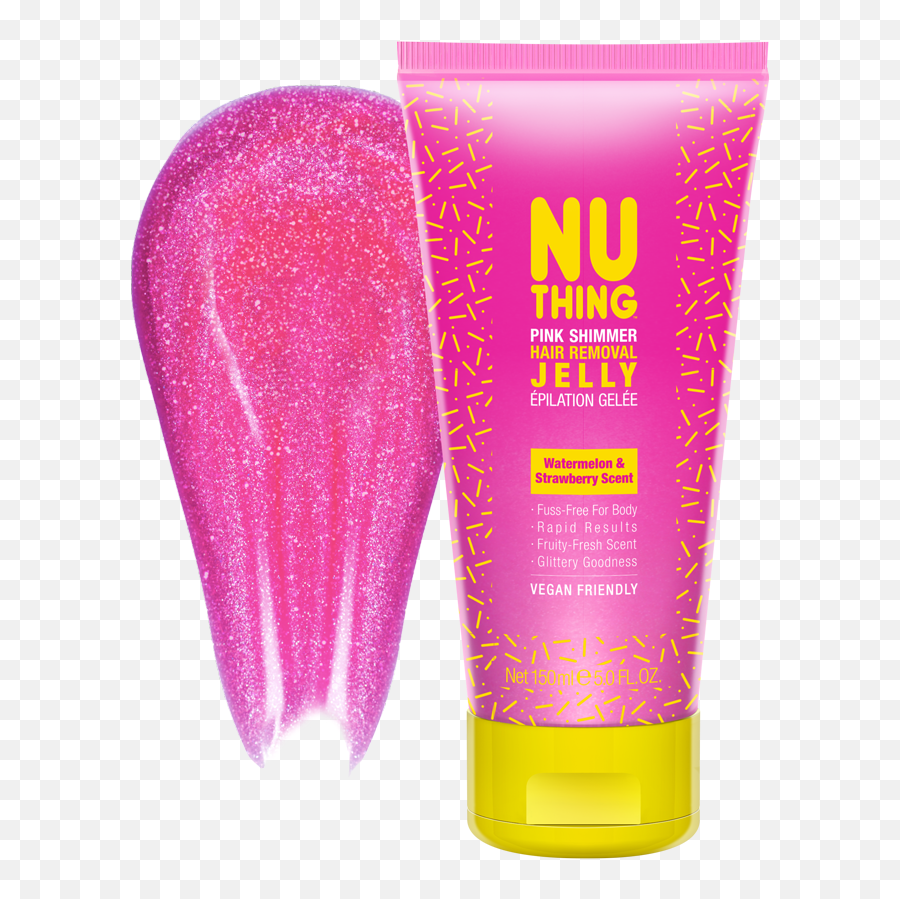 Pink Shimmer Hair Removal Jelly 150ml - Nuthing Hair Removal Png,Pink Hair Png