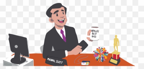 Find Out What Dundie Award Youu0027ll Win From U0027the Officeu0027 - Cartoon Png,Michael Scott Png