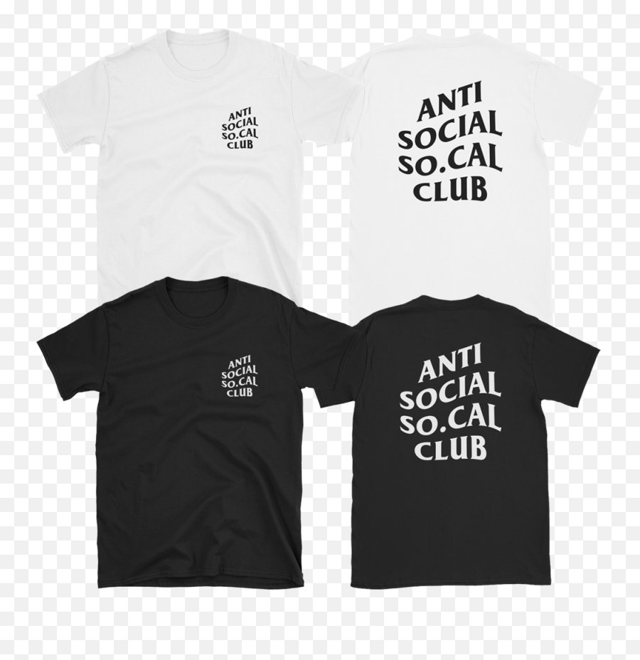 Anti Social Socal Club Original - Short Sleeve Png,Anti Social Social Club Logo