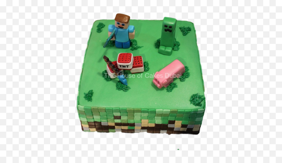 Minecraft Cake 11 - Cake Decorating Supply Png,Minecraft Cake Png