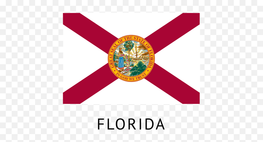 Florida State Flag - Flag Of Florida Png,Florida Png