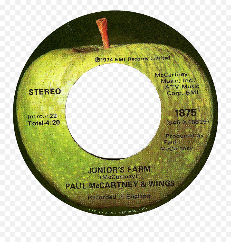 45 Rpm Records I Owned Had The Beatles - Uncle Albert Admiral Halsey Png,First Apple Logo