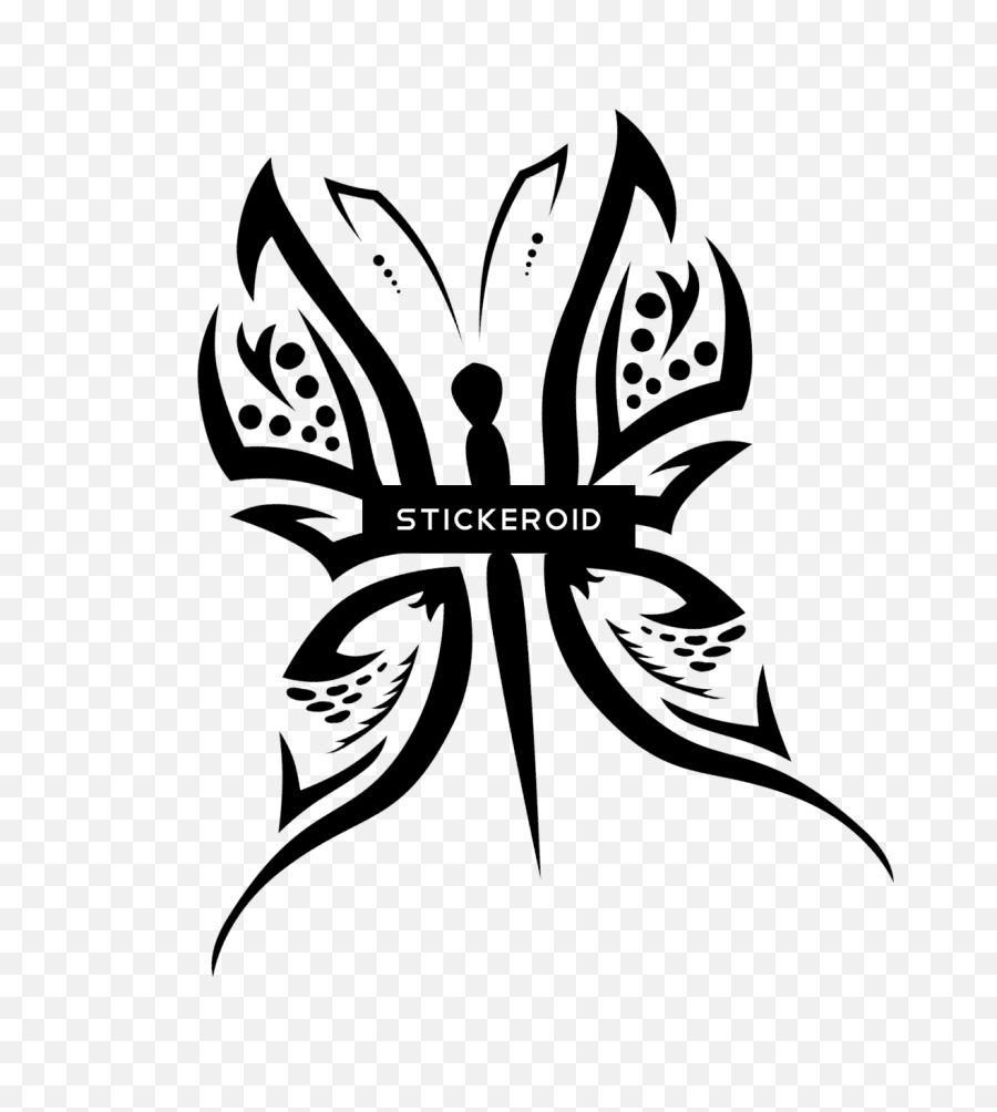 Tribal Tattoos Png - Butterfly Clip Art For Tattoo,Tribal Tattoo Transparent
