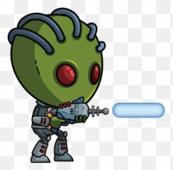 The Green - 2d Alien Png