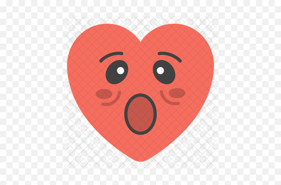 Astonished Heart Emoji Icon - Tropenmuseum Png,Heart Emoji Png