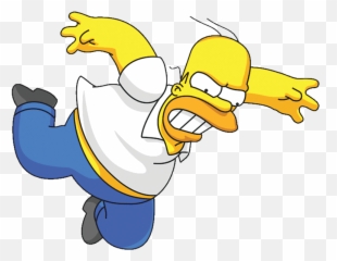 Homernew - Psd Falling Homer Full Size Png Download Seekpng Homer Simpson Falling Png,Homer Png