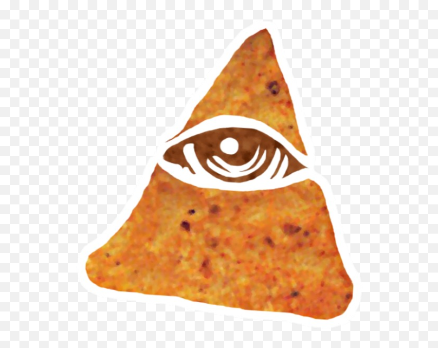 Doritos Iluminati Wtf Tumblr - Sticker By Albert Dorito Chip Png,Doritos Transparent Background